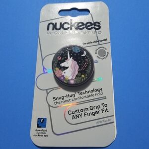 Nuckees Phone Grip & Stand - UNICORN DREAMS (BLACK)